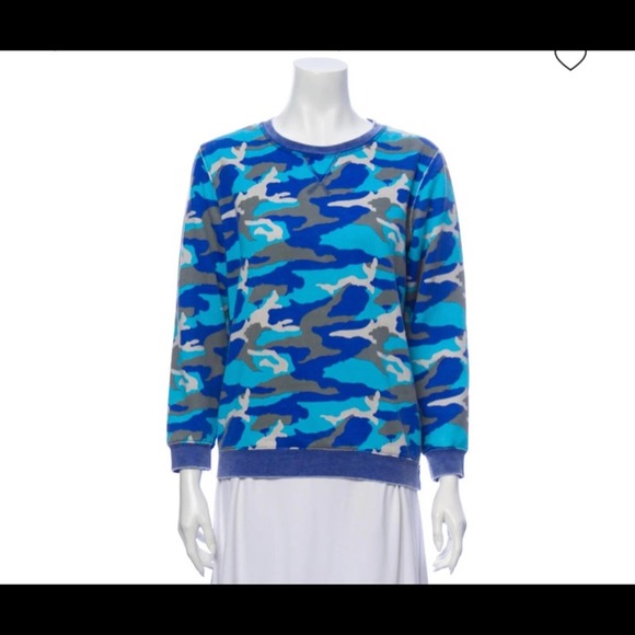 KINGS OF COLE TURQUOISE CAMOUFLAGE CAMO SWEATSHIRT - Picture 1 of 10